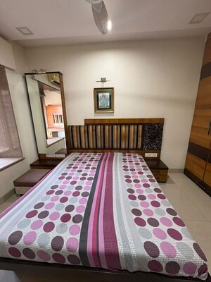 Bedroom in 2 BHK Apartment at Parimal Heights, Juhu – for Rent