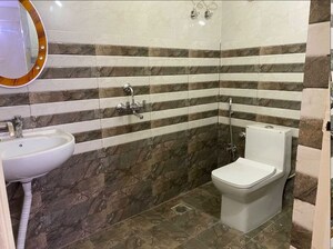 Bathroom in 3 BHK Apartment at Mahaveer Varna, Whitefield – for Rent