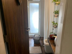 Bathroom in 3 BHK Apartment at Spring Queen Apartment, Santacruz East – for Rent
