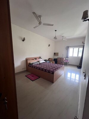Bedroom in 3 BHK Builder Floor at Ansal Sushant Lok I, Sector 43 – for Rent