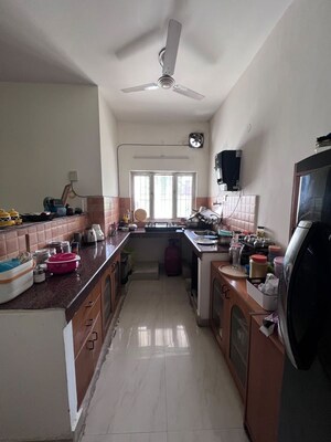 Kitchen in 3 BHK Builder Floor at Ansal Sushant Lok I, Sector 43 – for Rent