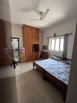 Bedroom in 3 BHK Builder Floor at Ansal Sushant Lok I, Sector 43 – for Rent
