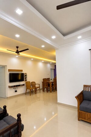 Living Room in 4 BHK Independent House at Ollur – for Sale