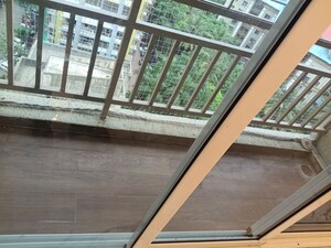 Balcony in 2 BHK Apartment at Aristone Vasudev Paradise, Mira Road – for Rent