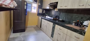 Kitchen in 3 BHK Apartment at Sahid Nagar – for Sale