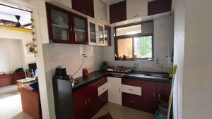 Kitchen in  Apartment at Horizon Classique 2, Ghodbunder Road – for Rent