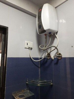 Bathroom in 1 BHK Apartment at Monalisa Koparkhairne, Kopar Khairane – for Rent