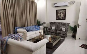 Living Room in 3 BHK Apartment at Nagla – for Rent