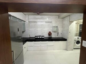 Kitchen in 3 BHK Apartment at Jangid Heights, Ghodbunder Road – for Rent