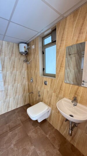 Bathroom in 2 BHK Apartment at Lodha Crown Kolshet, Kolshet Road – for Rent