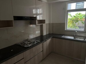 Kitchen in 3 BHK Builder Floor at Smart World Orchard, Sector 61 – for Rent