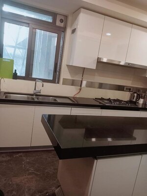 Kitchen in 4 BHK Apartment at Lodha Trump Tower, Worli – for Rent