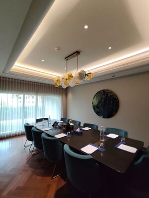 Living Room in 4 BHK Apartment at Lodha Trump Tower, Worli – for Rent