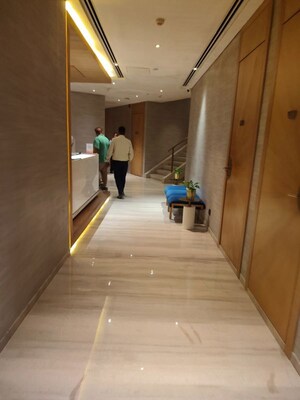 Building Lobby in 4 BHK Apartment at Lodha Trump Tower, Worli – for Rent