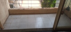Balcony in 1 BHK Apartment at Krishna Residency Ghansoli, Ghansoli – for Rent