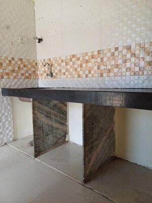 Kitchen in 1 BHK Apartment at Krishna Residency Ghansoli, Ghansoli – for Rent