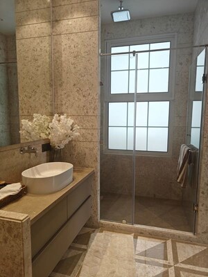 Bathroom in 4 BHK Builder Floor at Vasant Vihar – for Sale