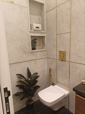 Bathroom in 4 BHK Builder Floor at Vasant Vihar – for Sale