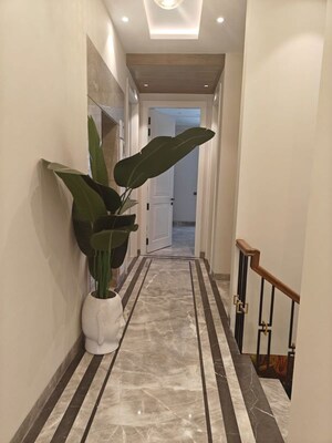 Staircase in 4 BHK Builder Floor at Vasant Vihar – for Sale