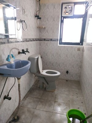 Bathroom in 2 BHK Independent House at Kanchan Janga Apartment, Sector 53 – for Rent