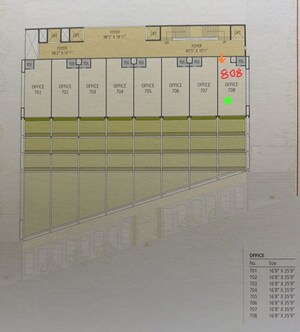 Floor Plan in  Office Space at Bodakdev – for Rent