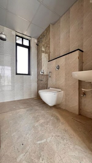 Bathroom in 3 BHK Apartment at Mantra Meraki, Akurdi – for Rent