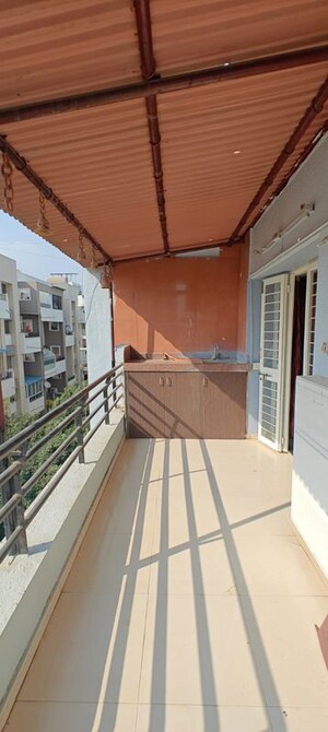 Balcony in 3 BHK Apartment at Dwarkadheesh Residency, Pimple Saudagar – for Rent