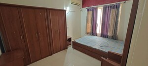 Bedroom in 3 BHK Apartment at Dwarkadheesh Residency, Pimple Saudagar – for Rent