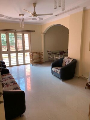 Living Room in 3 BHK Apartment at G K Dwarka Queens Park, Pimple Saudagar – for Rent