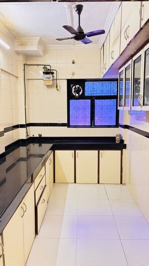 Kitchen in 1 BHK Apartment at Swapna Sangeet CHS, Mulund West – for Rent