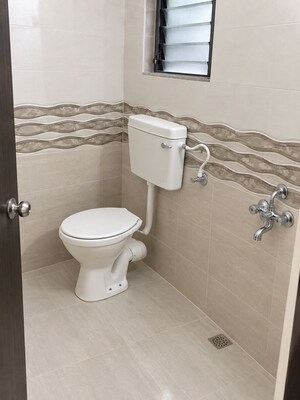 Bathroom in 1 BHK Apartment at Raj Viva Maitry Heights, Virar West – for Rent