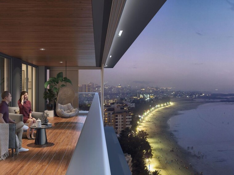 Balcony, k-raheja-valletta 5 Bedroom 5500 Sq.Ft. Apartment In Juhu Mumbai 10693037