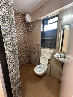 Bathroom in 3 BHK Apartment at DLH Legacy, Juhu – for Rent