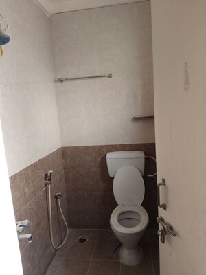 Bathroom in 1 BHK Apartment at Murali Residency, Panathur – for Rent