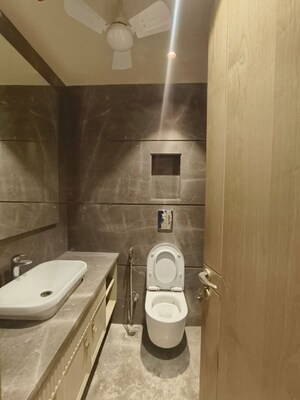 Bathroom in 3 BHK Builder Floor at Chanakyapuri – for Rent