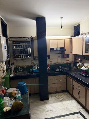 Kitchen in 2 BHK Builder Floor at Kalkaji – for Rent