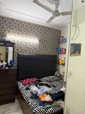 Bedroom in 2 BHK Builder Floor at Kalkaji – for Rent