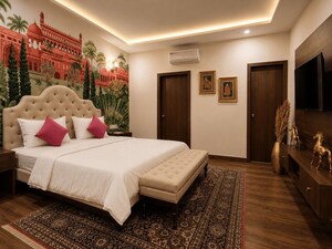 Bedroom in 3.5 BHK Independent House at Vasant Vihar – for Rent
