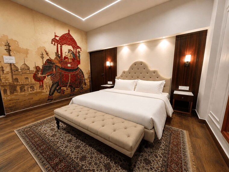 Bedroom, vasant vihar 3.5 Bedroom 10500 Sq.Ft. Independent House In Vasant Vihar Dehradun 10690385
