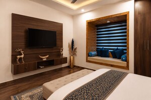 Bedroom in 3.5 BHK Independent House at Vasant Vihar – for Rent