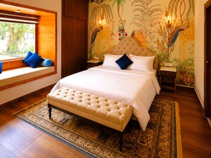 Bedroom in 3.5 BHK Independent House at Vasant Vihar – for Rent