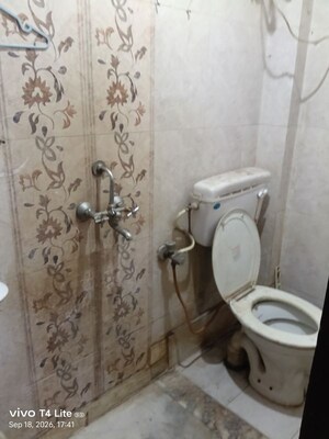 Bathroom in 2 BHK Builder Floor at Panchsheel Vihar – for Rent