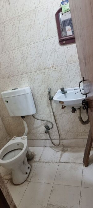 Bathroom in 2 BHK Builder Floor at Khirki Extension – for Rent
