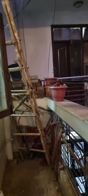 Staircase in 2 BHK Builder Floor at Khirki Extension – for Rent
