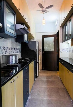 Kitchen in 3 BHK Apartment at Bandra West – for Rent