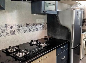 Kitchen in 3 BHK Apartment at Bandra West – for Rent
