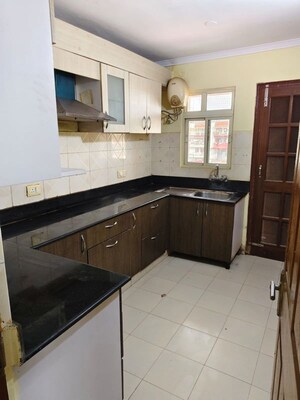 Kitchen in 3 BHK Builder Floor at Ajabpur – for Rent