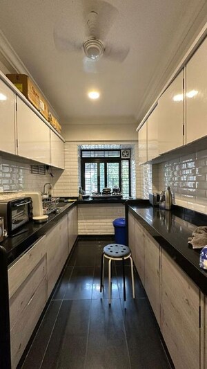 Kitchen in 3 BHK Apartment at Bandra West – for Rent