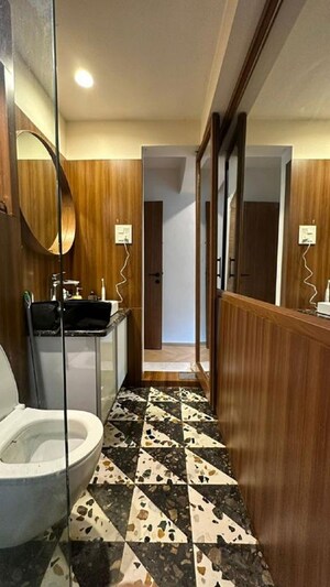 Attached Bathroom in 3 BHK Apartment at Bandra West – for Rent