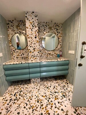 Bathroom in 3 BHK Apartment at Bandra West – for Rent